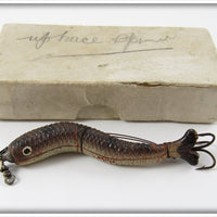 Vintage Unknown Possible Hardy Worm Lure In Box 