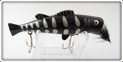 Buckeye Bait Black Silver Ribs Bug N Bass