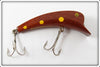 R-K Tackle Co Mahogany Hollowhead In Box