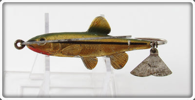 Vintage Fred Arbogast Three Fin Tin Liz Lure