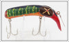 Vintage Alfred Kleszcz Green & Blue Folk Art Lure