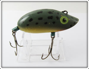 Vintage Burroughs Frog Spot Aqua Bat Lure For Sale