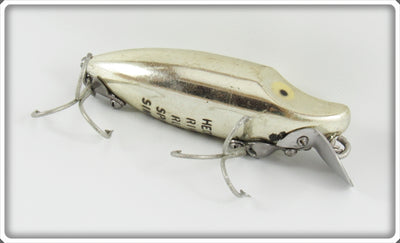 Vintage Heddon Nickel Plate Chrome River Runt Lure 9110 NP