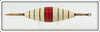Ideal White, Red & Black Bobber Float