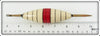 Ideal White, Red & Black Bobber Float