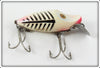 Heddon Pearl & Black Shore Minnow Midget River Runt In Box 9010XBP