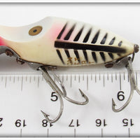 Heddon Pearl & Black Shore Minnow Midget River Runt In Box 9010XBP