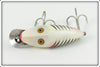 Heddon Pearl & Black Shore Minnow Midget River Runt In Box 9010XBP
