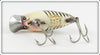 Heddon Pearl & Black Shore Minnow Midget River Runt In Box 9010XBP