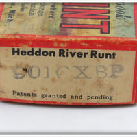 Heddon Pearl & Black Shore Minnow Midget River Runt In Box 9010XBP