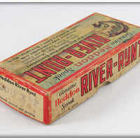 Heddon Pearl & Black Shore Minnow Midget River Runt In Box 9010XBP