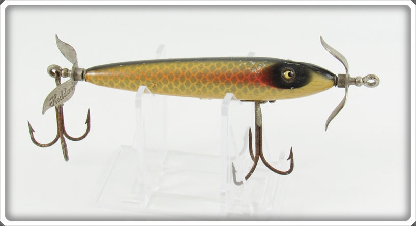 Vintage Heddon Shiner Scale Baby Torpedo Lure 129P