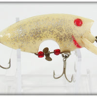 Vintage Poe's Ghost Silver Glitter Loco-Motion Lure 