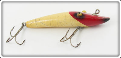 Vintage Le Van Industries Red & White Pikaroon Type Lure