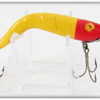 Vintage Nichols Yellow With Red Head Shrimp Lure