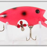 Vintage Poe's Orange Black Spots Loco-Motion Lure