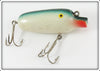 Vintage Pflueger White & Green Frisky Lure