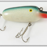 Vintage Pflueger White & Green Frisky Lure