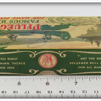 Pflueger Silver Sparks Green Back Salt Water Special Live Wire Empty Box 7903