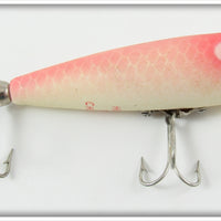Vintage Heddon Glo Pink Alewife Tiny Chugger Lure 335 DPK 