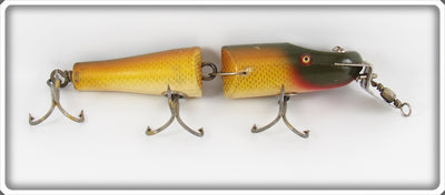 Vintage Creek Chub Golden Shiner Jointed Snook Pikie Lure 5504