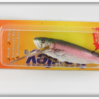 Vintage Bagley Rainbow Trout Small Fry Trout Lure On Card
