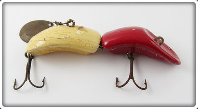 Unknown Red & White Jointed Lure