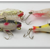 Star Bait Co Wee Willie Lot Of Four In Mailing Box