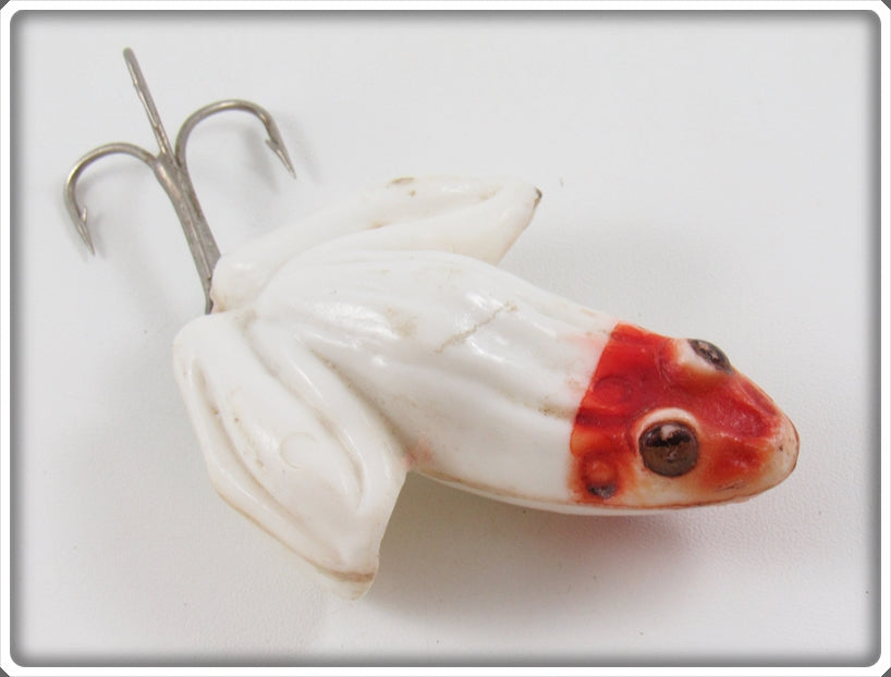 Vintage Burroughs Red & White Frog Lure