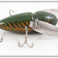 Vintage James L Donaly Green & Yellow Jersey Wow Lure