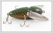 Vintage James L Donaly Green & Yellow Jersey Wow Lure