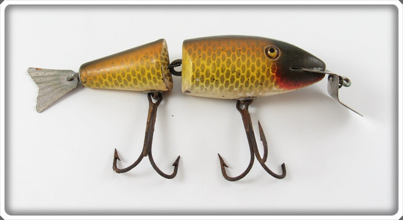 Vintage Creek Chub Golden Shiner Wigglefish Lure 2404 