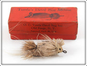 Vintage O. C. Tuttle Devil Bug Mouse Lure In Orange Box