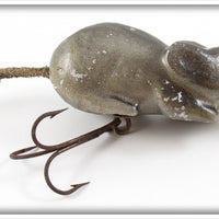 Vintage Wright & McGill Grey Swimming Mouse Lure