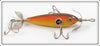 Heddon Yellow 100 Dowagiac Minnow In Wood Box With Paperwork