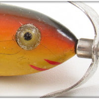 Heddon Yellow 100 Dowagiac Minnow In Wood Box With Paperwork