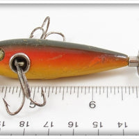 Heddon Yellow 100 Dowagiac Minnow In Wood Box With Paperwork