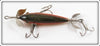 Heddon Yellow 100 Dowagiac Minnow In Wood Box With Paperwork