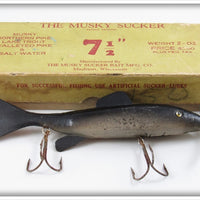 The Musky Sucker Bait Mfg Co 7 1/2" Musky Sucker Lure In Box