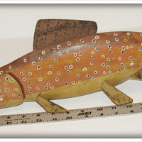 Robert Allen Francis Brown Trout Table Decoy