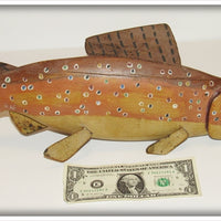Robert Allen Francis Brown Trout Table Decoy