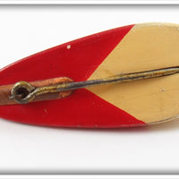 Lauby Red & White Weedless Wonder Spoon