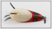 Vintage Lauby Red & White Weedless Wonder Spoon Lure