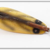 Vintage Lauby Black Striped Weedless Wonder Spoon Lure