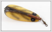 Vintage Lauby Black Striped Weedless Wonder Spoon Lure