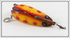 Lauby Yellow With Red & Black Spots Weedless Wonder Spoon Lure