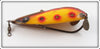 Lauby Yellow With Red & Black Spots Weedless Wonder Spoon