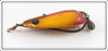 Lauby Yellow With Red Stripe Weedless Wonder Spoon