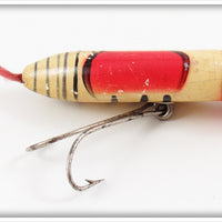 Creek Chub Red & White Big Creek Bug Wiggler Lure 1402