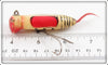 Creek Chub Red & White Big Creek Bug Wiggler 1402